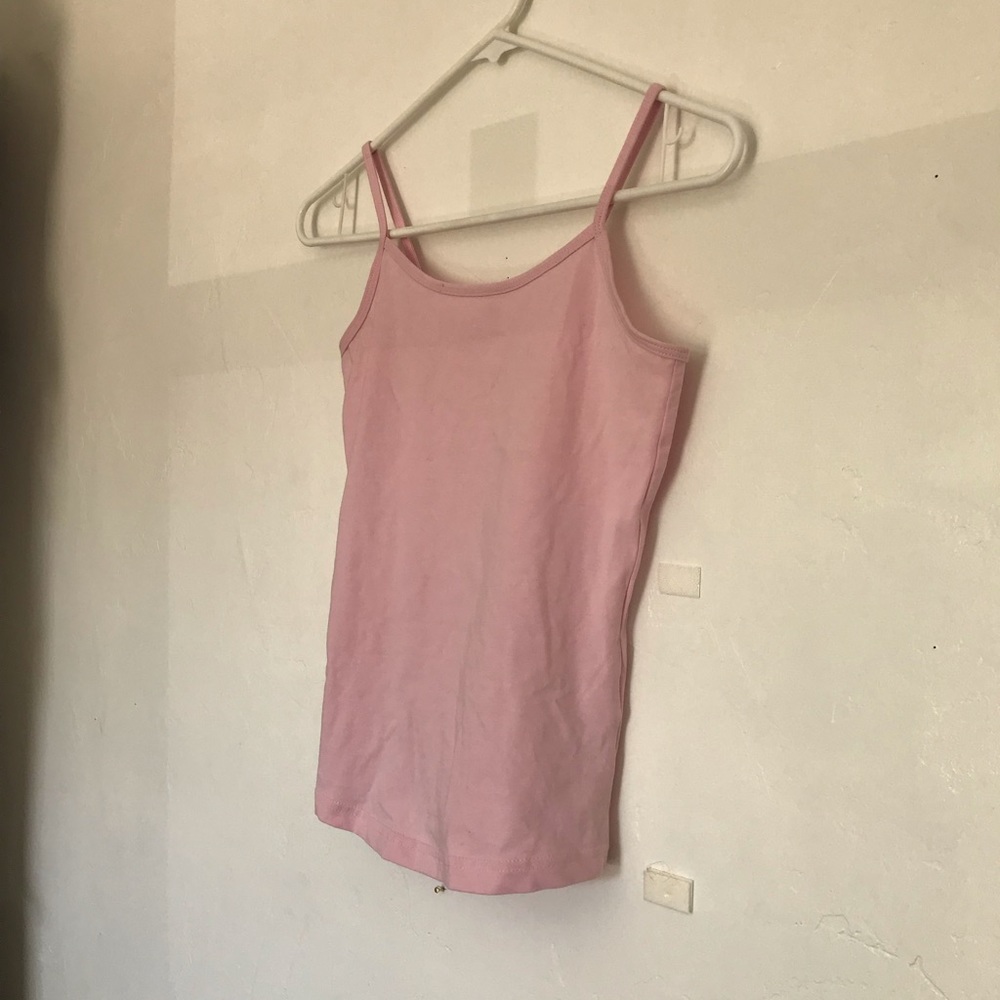 Light pink strappy tank top
